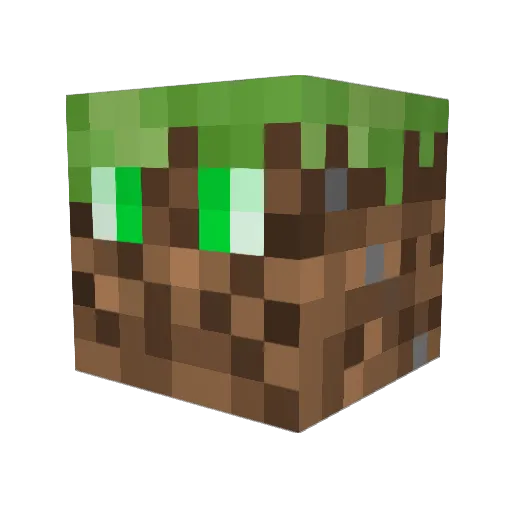 Lopelz Minecraft avatar head, 3D render