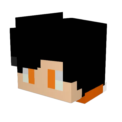 Lopi90901 Minecraft avatar head, 3D render
