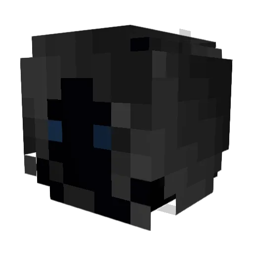 Loplaska Minecraft avatar head, 3D render