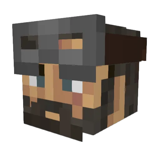 LopsidedDog5336 Minecraft avatar head, 3D render