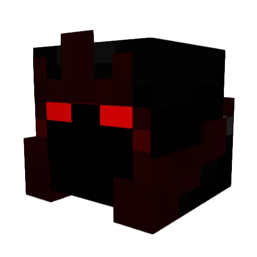 Loptica Minecraft avatar head, 3D render