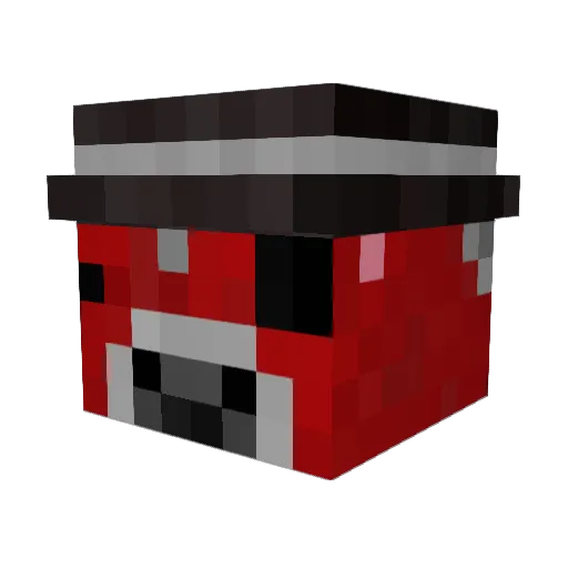Lor3_S4ryuu Minecraft avatar head, 3D render