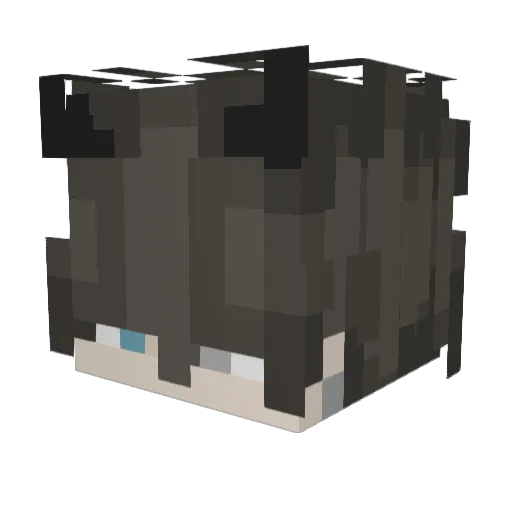 Lor_Shio Minecraft avatar head, 3D render