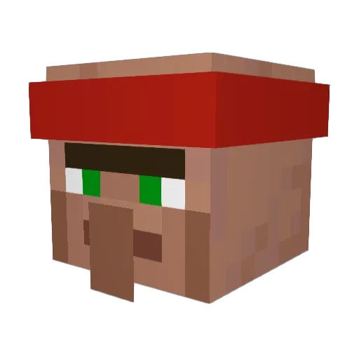 Lord42424 Minecraft avatar head, 3D render