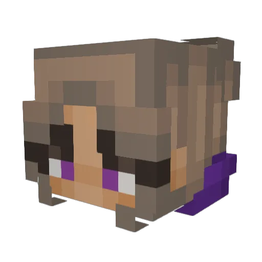 LordA2117 Minecraft avatar head, 3D render
