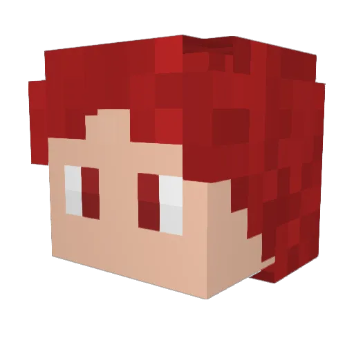LordAeril Minecraft avatar head, 3D render