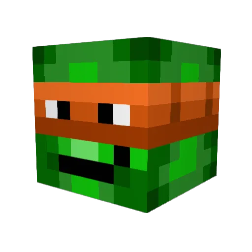 LordAiden555 Minecraft avatar head, 3D render