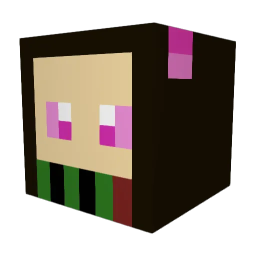LordAlbion98 Minecraft avatar head, 3D render