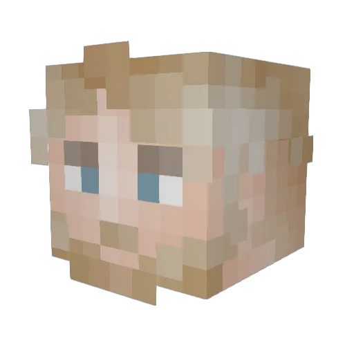 LordAlderim Minecraft avatar head, 3D render