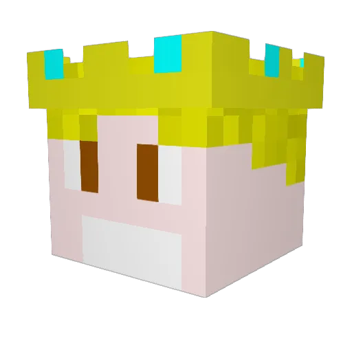 LordAlex2015 Minecraft avatar head, 3D render