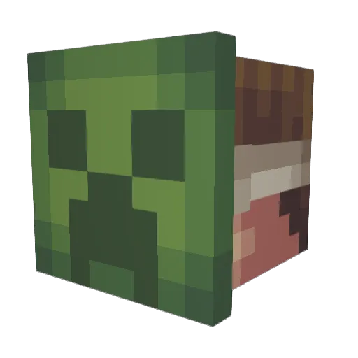 LordAmras Minecraft avatar head, 3D render
