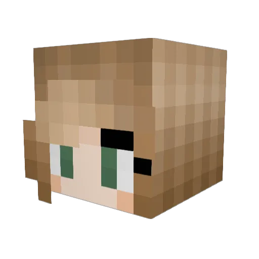 LordAngelus Minecraft avatar head, 3D render