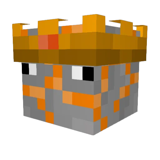 LordBabyPuncher Minecraft avatar head, 3D render