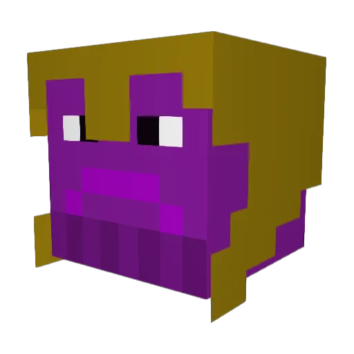 LordBacon045 Minecraft avatar head, 3D render