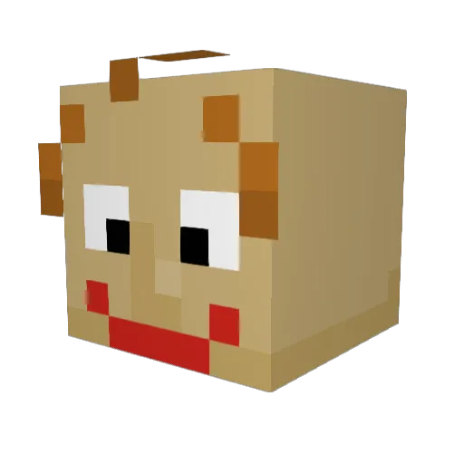 LordBaseball Minecraft avatar head, 3D render