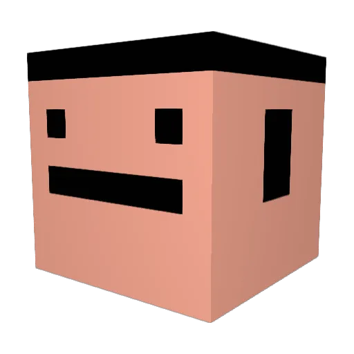 LordBertin Minecraft avatar head, 3D render