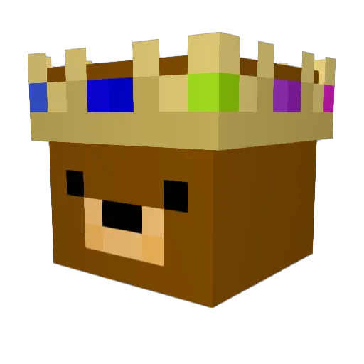 LordBoozy Minecraft avatar head, 3D render