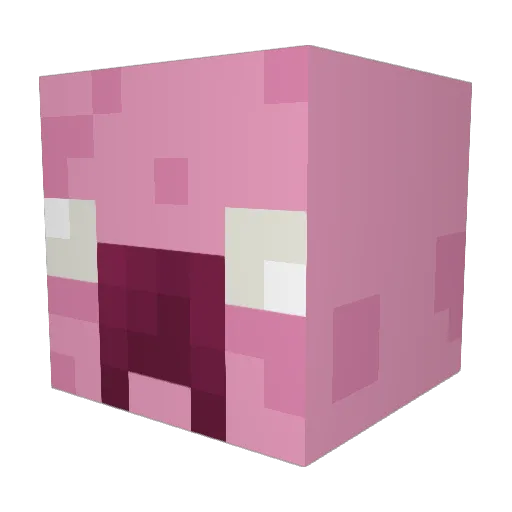 LordBru Minecraft avatar head, 3D render