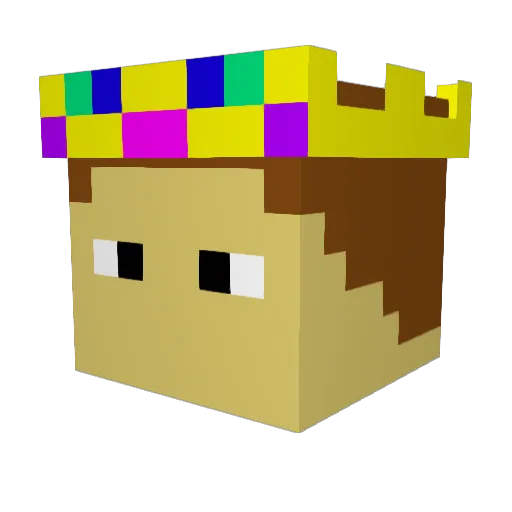LordBrumsBottom Minecraft avatar head, 3D render