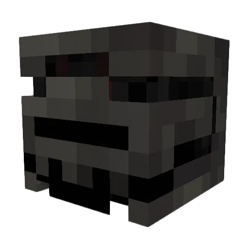 LordBurgundy85 Minecraft avatar head, 3D render