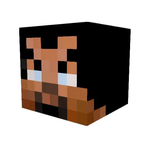 LordChevelle Minecraft avatar head, 3D render