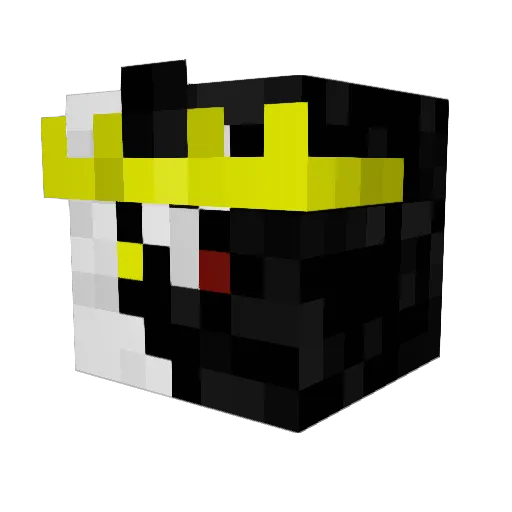 LordCotSweet Minecraft avatar head, 3D render