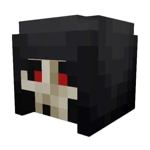 LordDeadalus Minecraft avatar head, 3D render