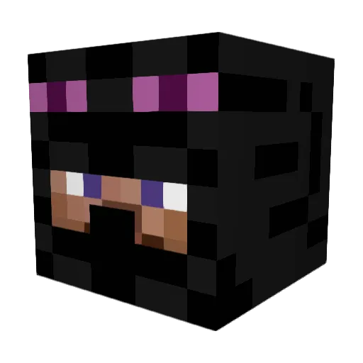 LordDerp Minecraft avatar head, 3D render