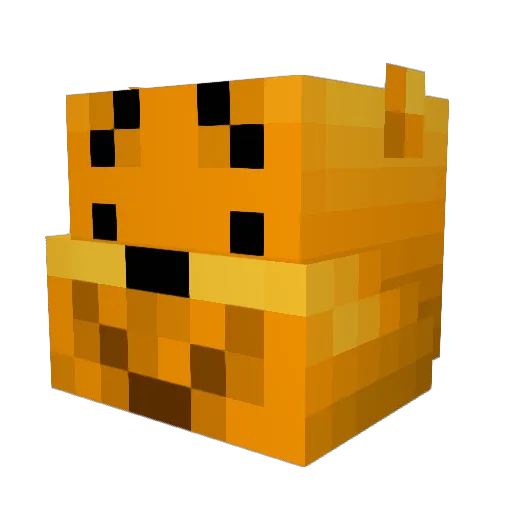 LordDomnik Minecraft avatar head, 3D render