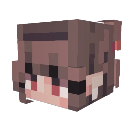 LordEeveecat Minecraft avatar head, 3D render