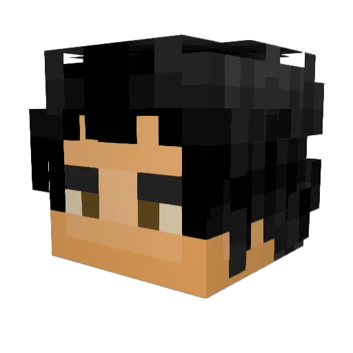 LordEldrick Minecraft avatar head, 3D render