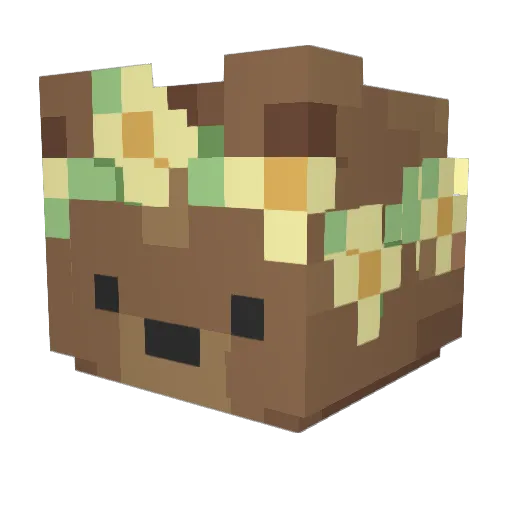 LordElla22 Minecraft avatar head, 3D render