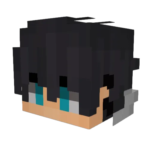 LordEmi Minecraft avatar head, 3D render