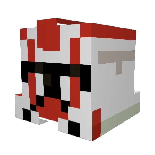 LordExodus66 Minecraft avatar head, 3D render
