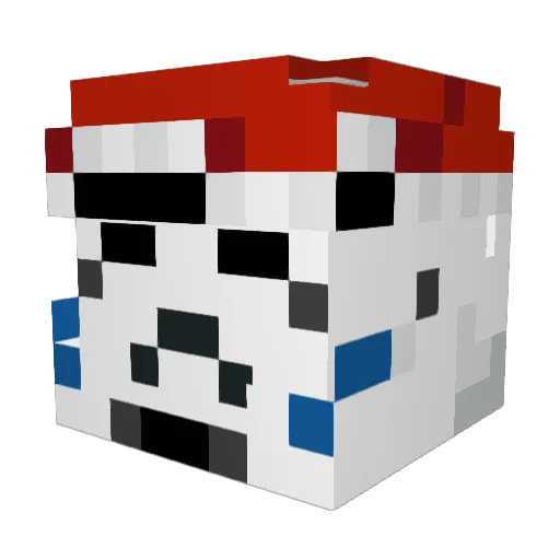 LordFarquad6407 Minecraft avatar head, 3D render