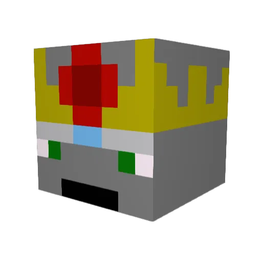 LordFart56 Minecraft avatar head, 3D render