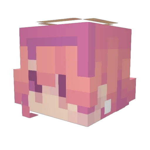 LordFeryx Minecraft avatar head, 3D render