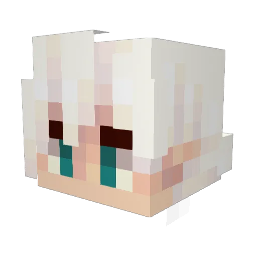 LordFinnegan Minecraft avatar head, 3D render