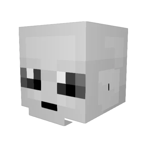 LordFivee Minecraft avatar head, 3D render
