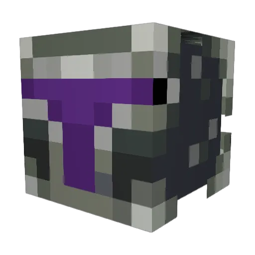 LordGeekDroid Minecraft avatar head, 3D render