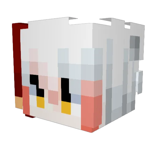 LordGorges2712 Minecraft avatar head, 3D render