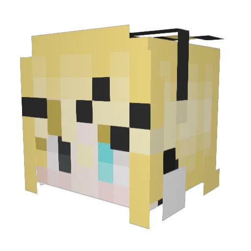 LordGrim357 Minecraft avatar head, 3D render
