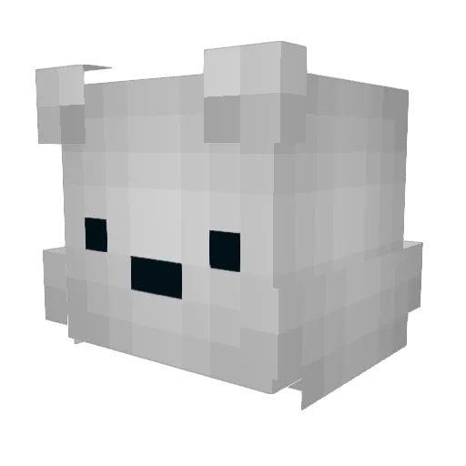 LordGroft Minecraft avatar head, 3D render