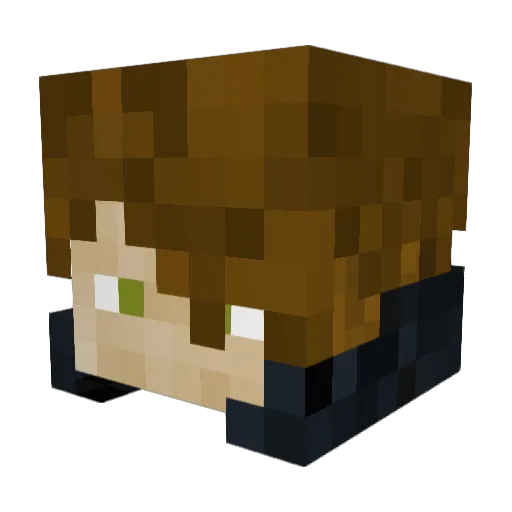 LordHaemmer Minecraft avatar head, 3D render