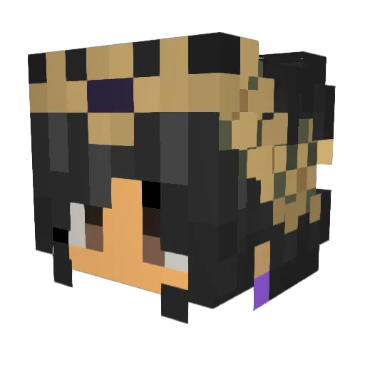 LordHannah Minecraft avatar head, 3D render