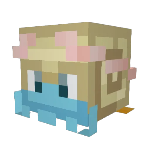LordHelix1 Minecraft avatar head, 3D render