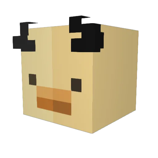 LordHooligan Minecraft avatar head, 3D render