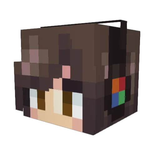 LordHylar Minecraft avatar head, 3D render