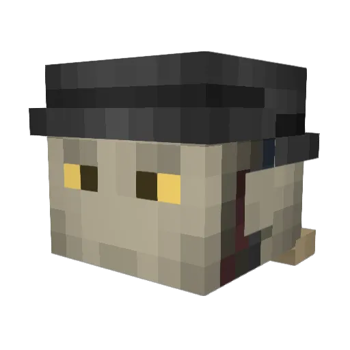 LordICEKing4991 Minecraft avatar head, 3D render