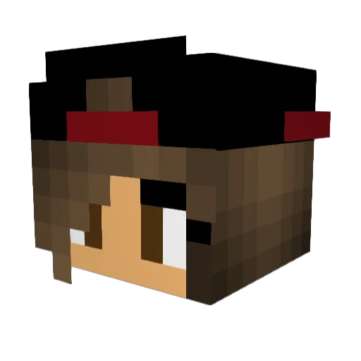 LordIce03 Minecraft avatar head, 3D render